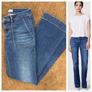 LOFT Wide Leg Stretch Denim Trouser Jeans